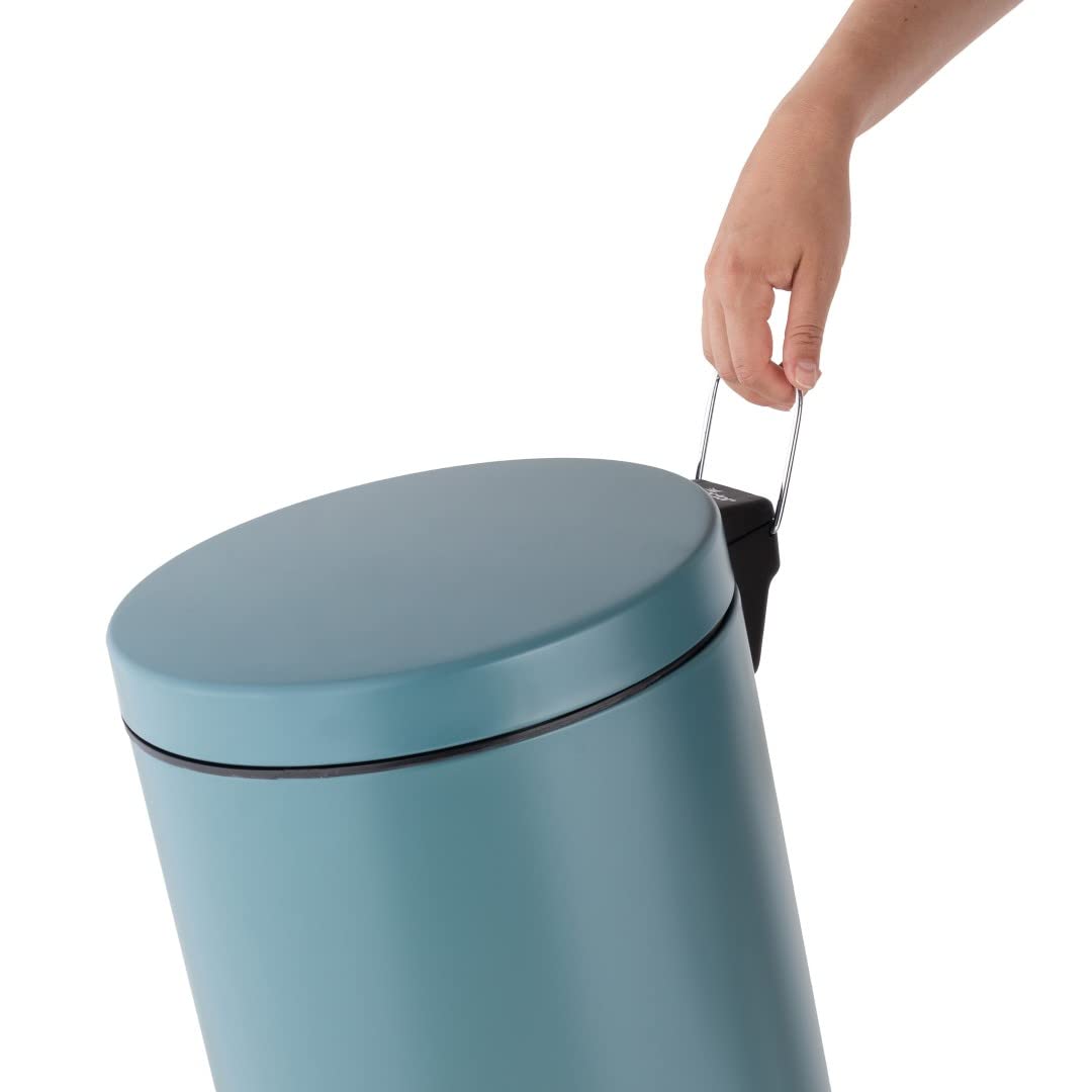 compactor-home-ran8885-poubelle-grand-mod-le-fer-bleu-20-l-29-x-29-x-44-5-cm image 6