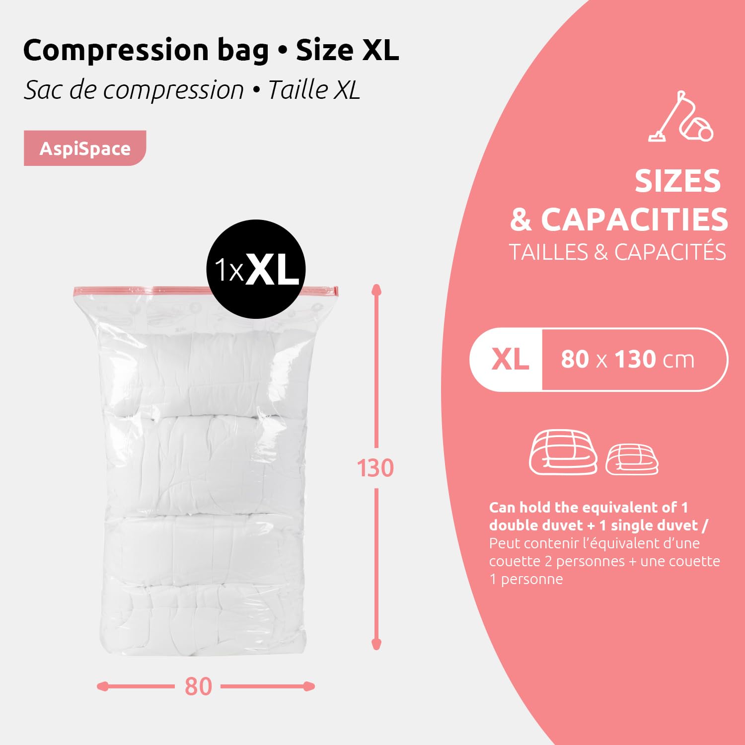 compactor-aspispace-sac-de-rangement-sous-vide-xl-130-x-80-cm image 3