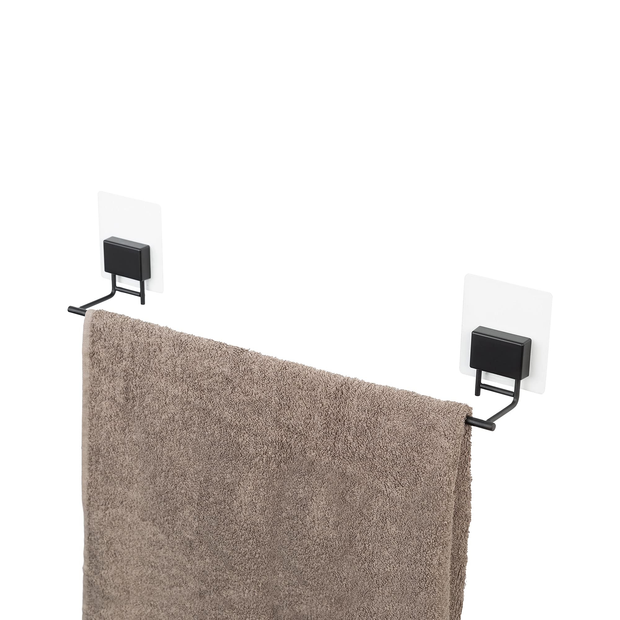 compactor-bestlock-black-magic-grand-porte-serviettes-mural-48-cm-noir-ran10210 image 2