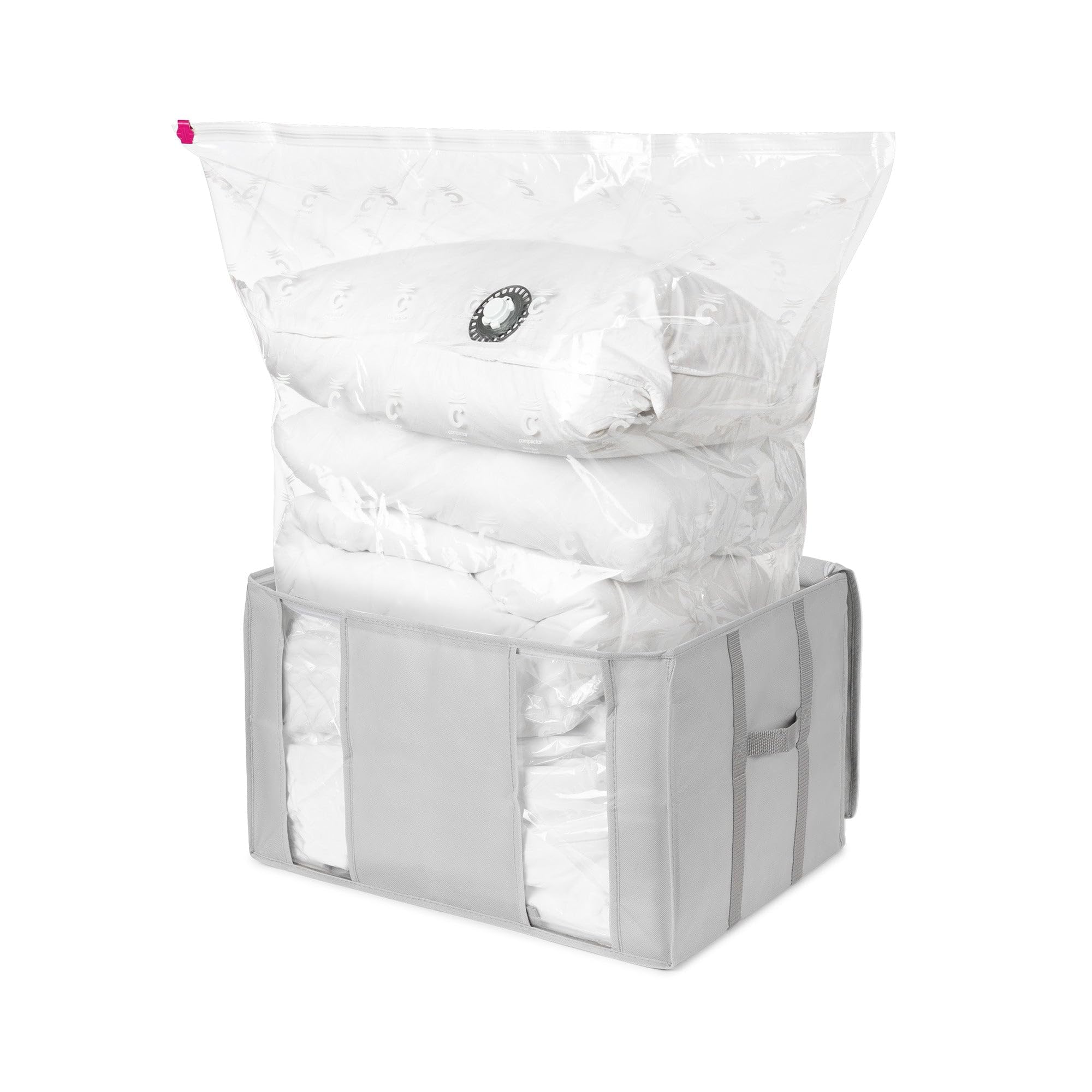 compactor-housse-de-rangement-sous-vide-semi-rigide-xl-56-x-42-x-33-cm-gris-ran1 image 1