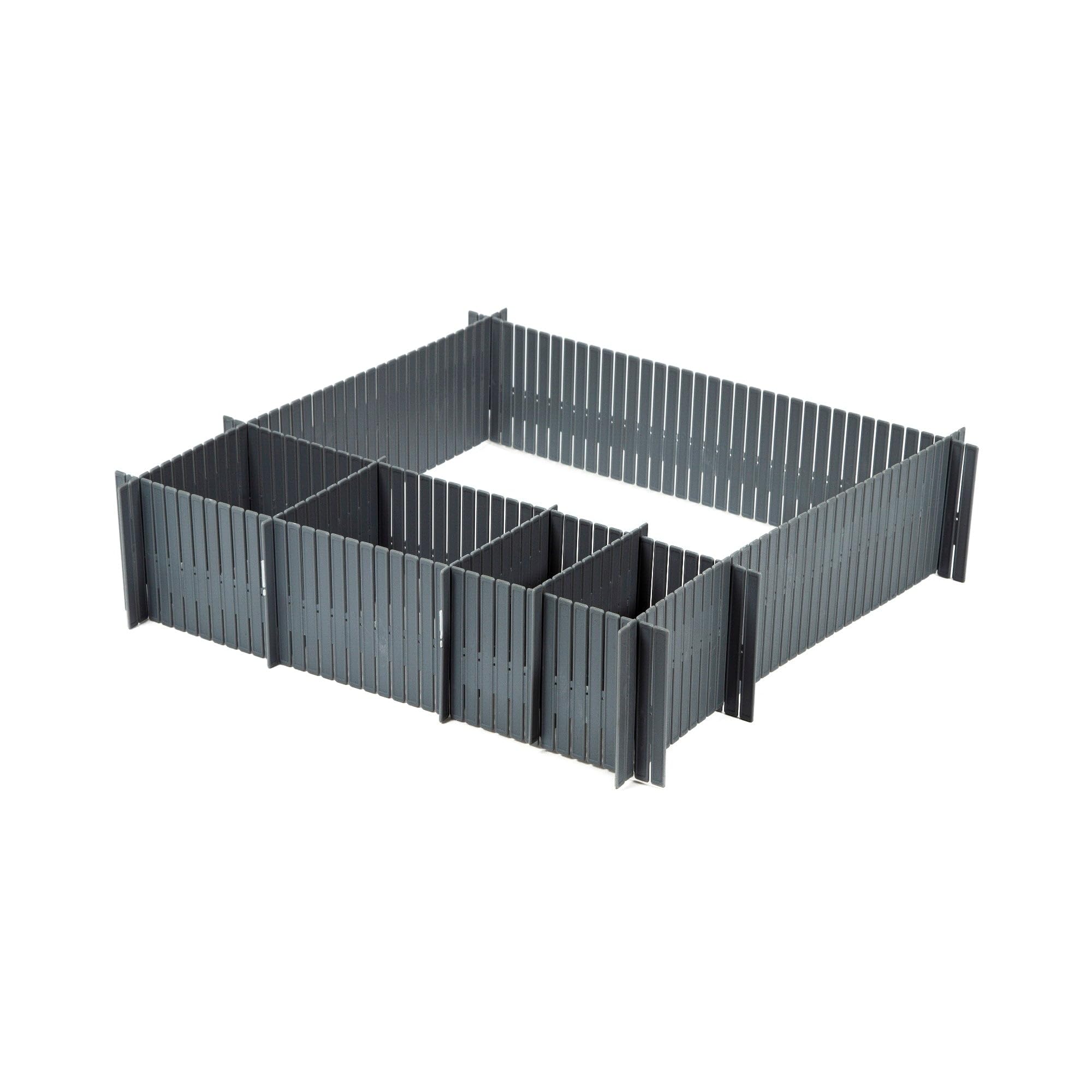 compactor-lot-2-free-organisateur-tiroir-gris-44xh10-cm-ran10107 image 5