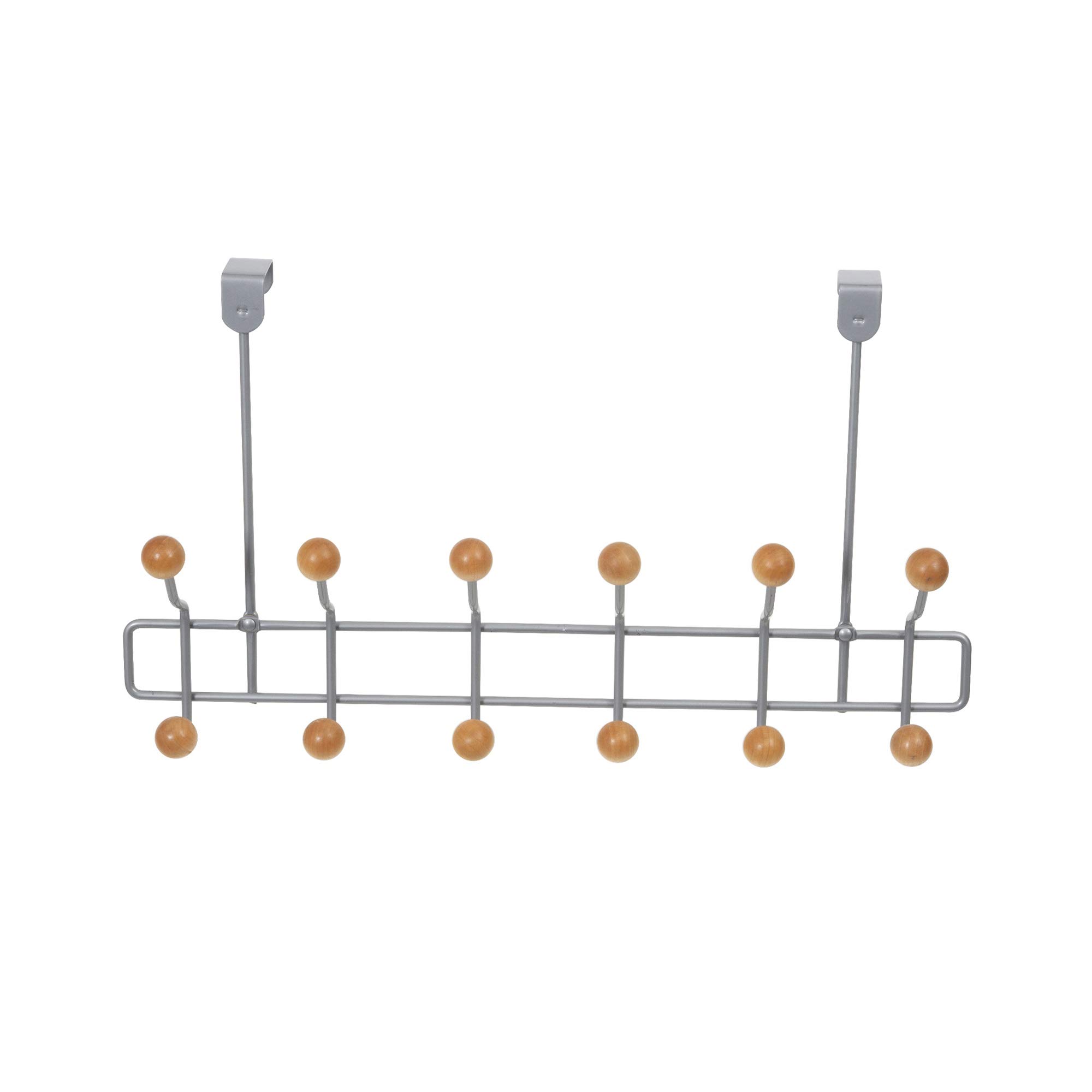 compactor-billy-porte-manteau-xl-12-crochets-sur-porte-51x14-5x29-cm-gris image 3