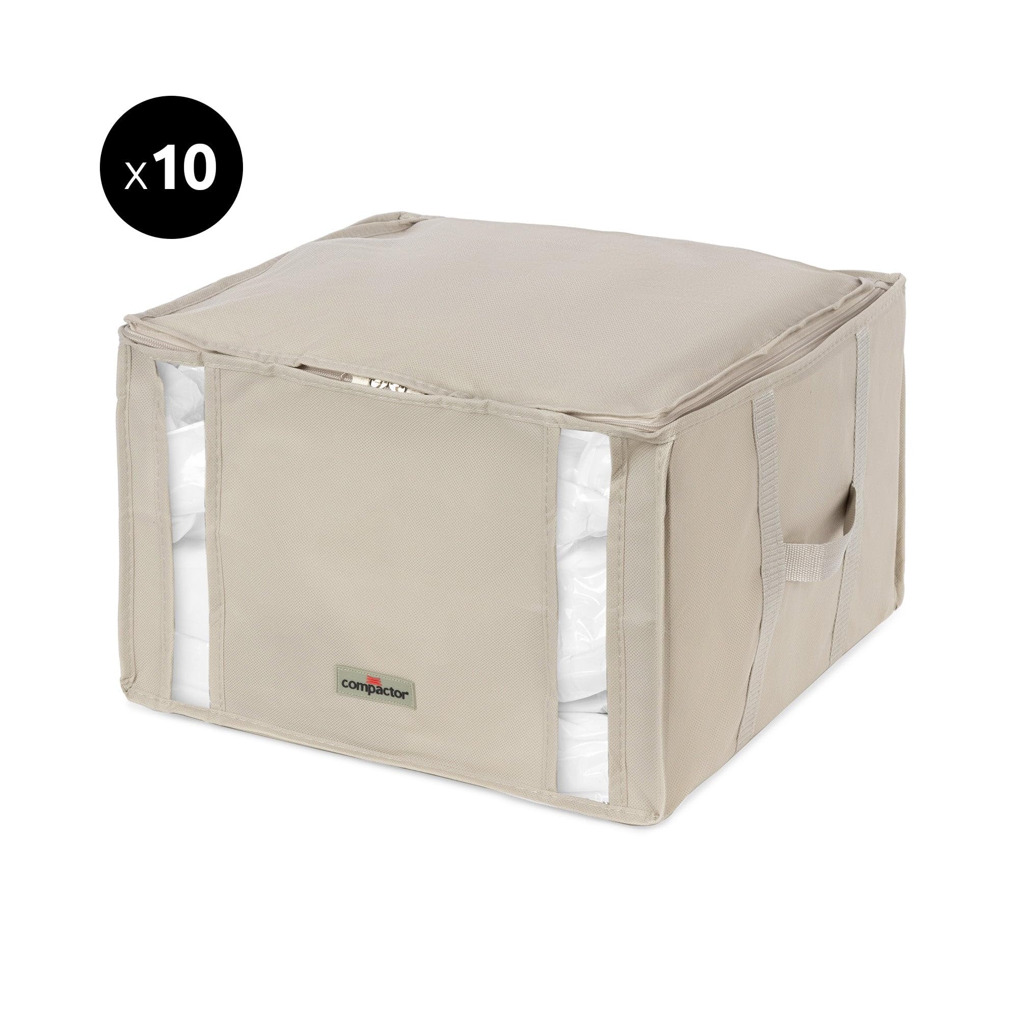 compactor-dune-m-lot-de-10-bo-tes-de-rangement-sous-vide-beige-40-x-42-x-h-25-cm image 4