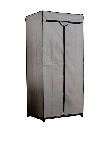 compactor-top-armoire-en-tissu-beige-75x50x160-cm-structure-m-tal image 3