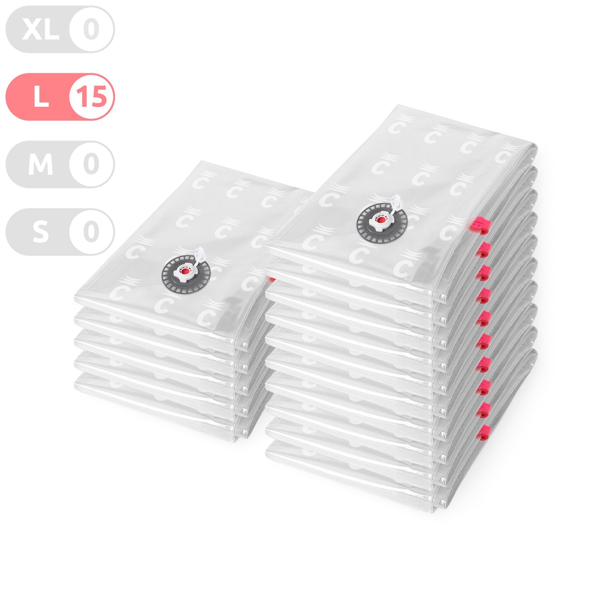 compactor-ran10910-lot-15-sacs-de-rangement-sous-vide-80x100-cm-transparents image 4