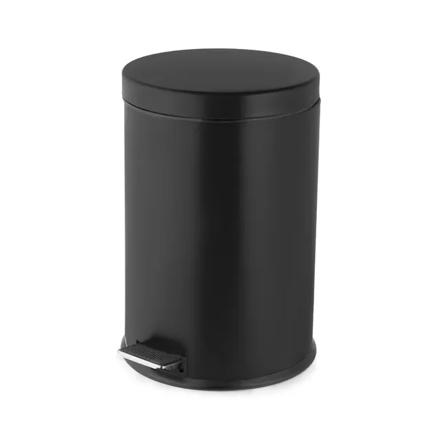 compactor-home-ran8881-poubelle-grand-mod-le-20-l-en-fer-noir-mat-29-x-29-x-44-5 image 1