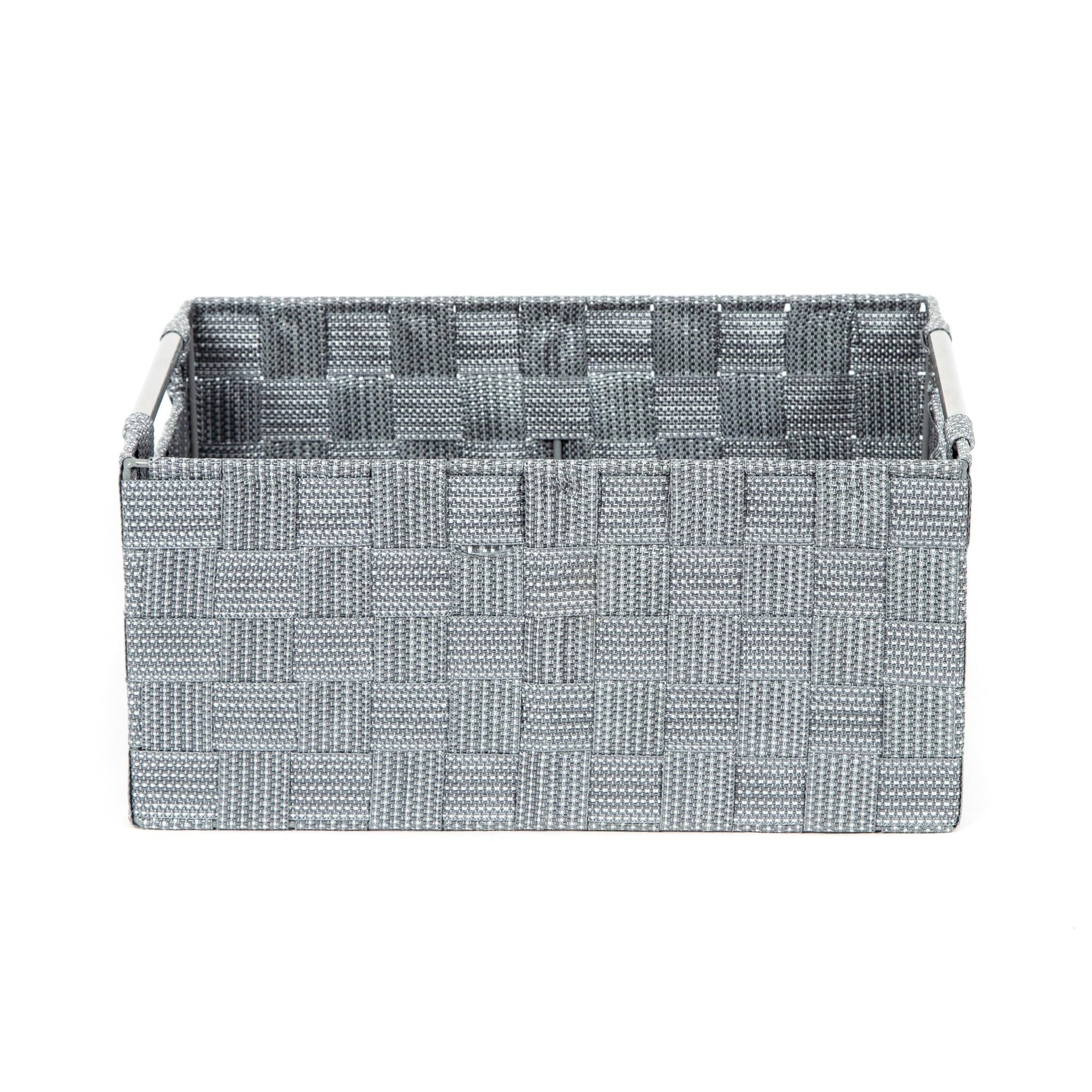 compactor-toronto-panier-taille-l-sangle-tress-e-gris-32x24cm image 2