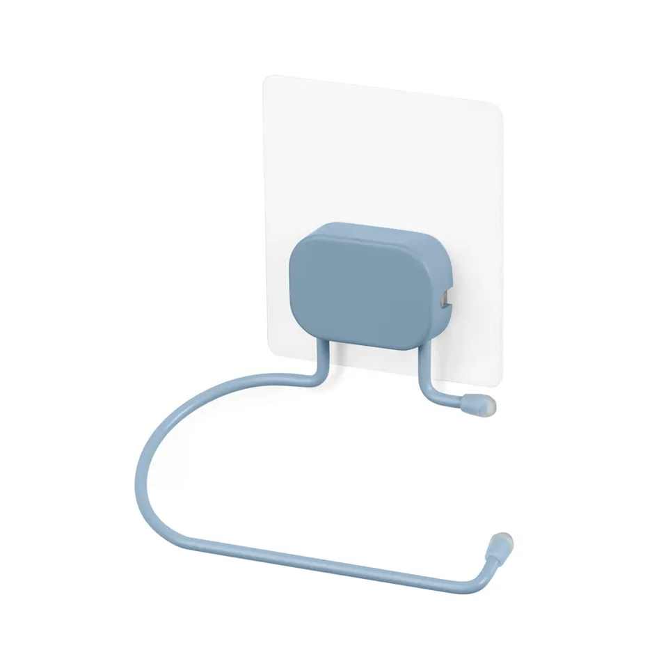 compactor-grena-porte-papier-toilette-mural-auto-adh-sif-bleu-13-x-6-5-cm image 1