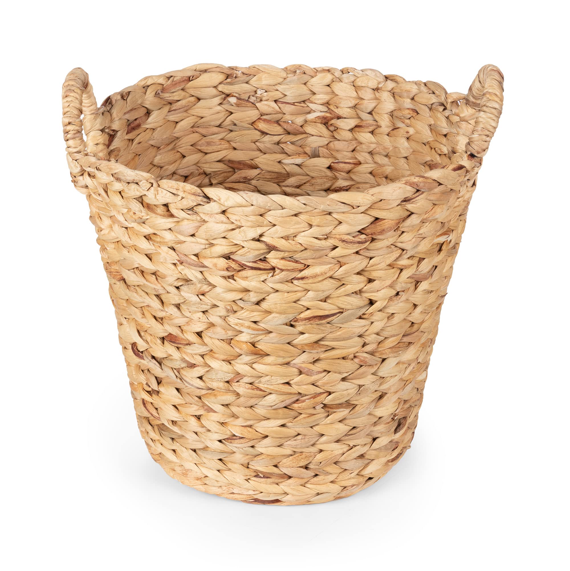 compactor-panier-rangement-caracas-rond-jacinthe-d-eau-brun-ran10872-dia-34-x-29 image 2