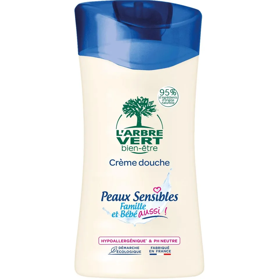 l-arbre-vert-bien-tre-cr-me-douche-peaux-sensibles-famille-et-b-b-250ml image 1