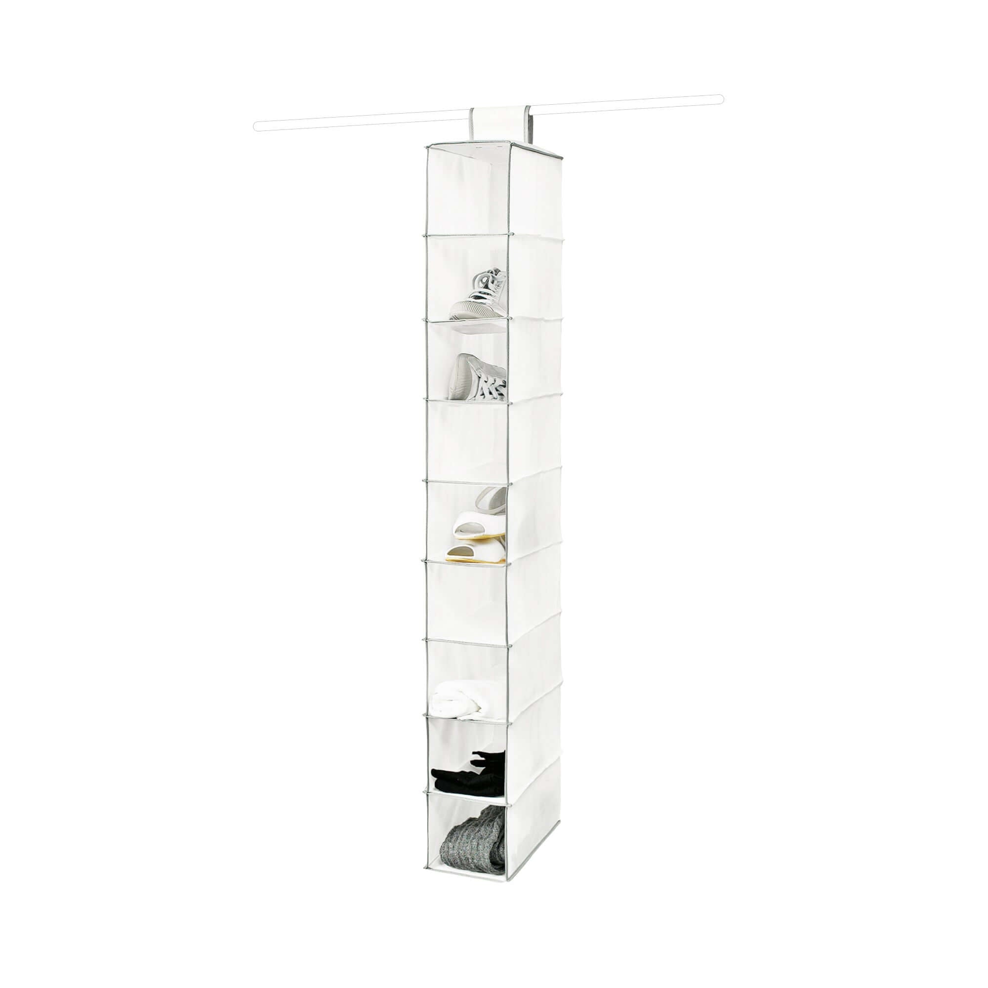 compactor-life-tag-re-suspendre-9-niveaux-chaussures-blanc-gris-15x30xh128-cm image 2
