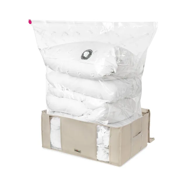 compactor-lot-de-10-bo-tes-de-rangement-sous-vide-dune-xxl-beige image 1