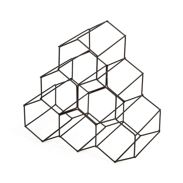 compactor-hexa-range-bouteilles-m-tal-cuivr-6-bouteilles-28-x-14-5-cm image 1