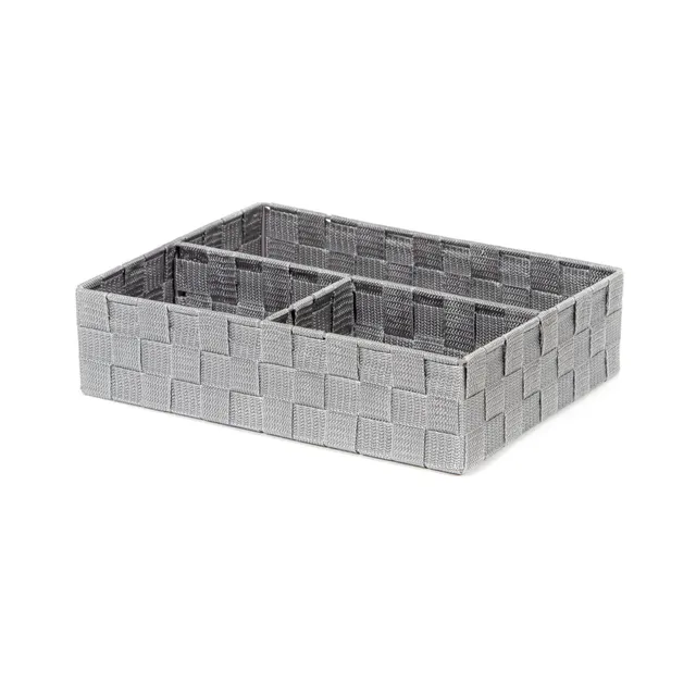 compactor-stan-organisateur-3-compartiments-gris-32-x-25-x-8-cm image 1