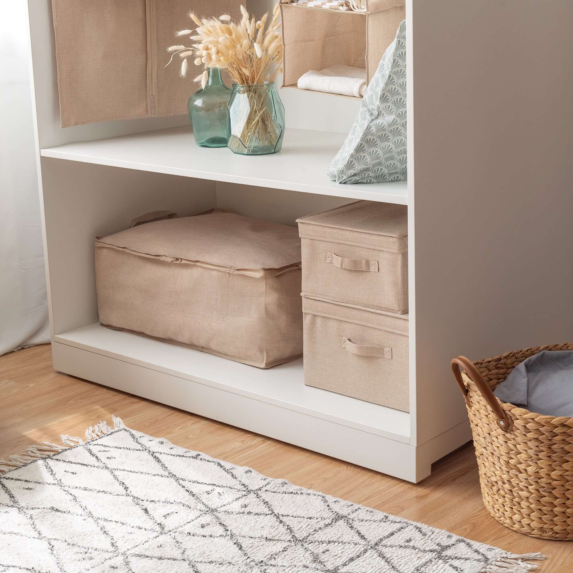 compactor-sandy-housse-de-rangement-pour-couette-beige-50-cm image 8