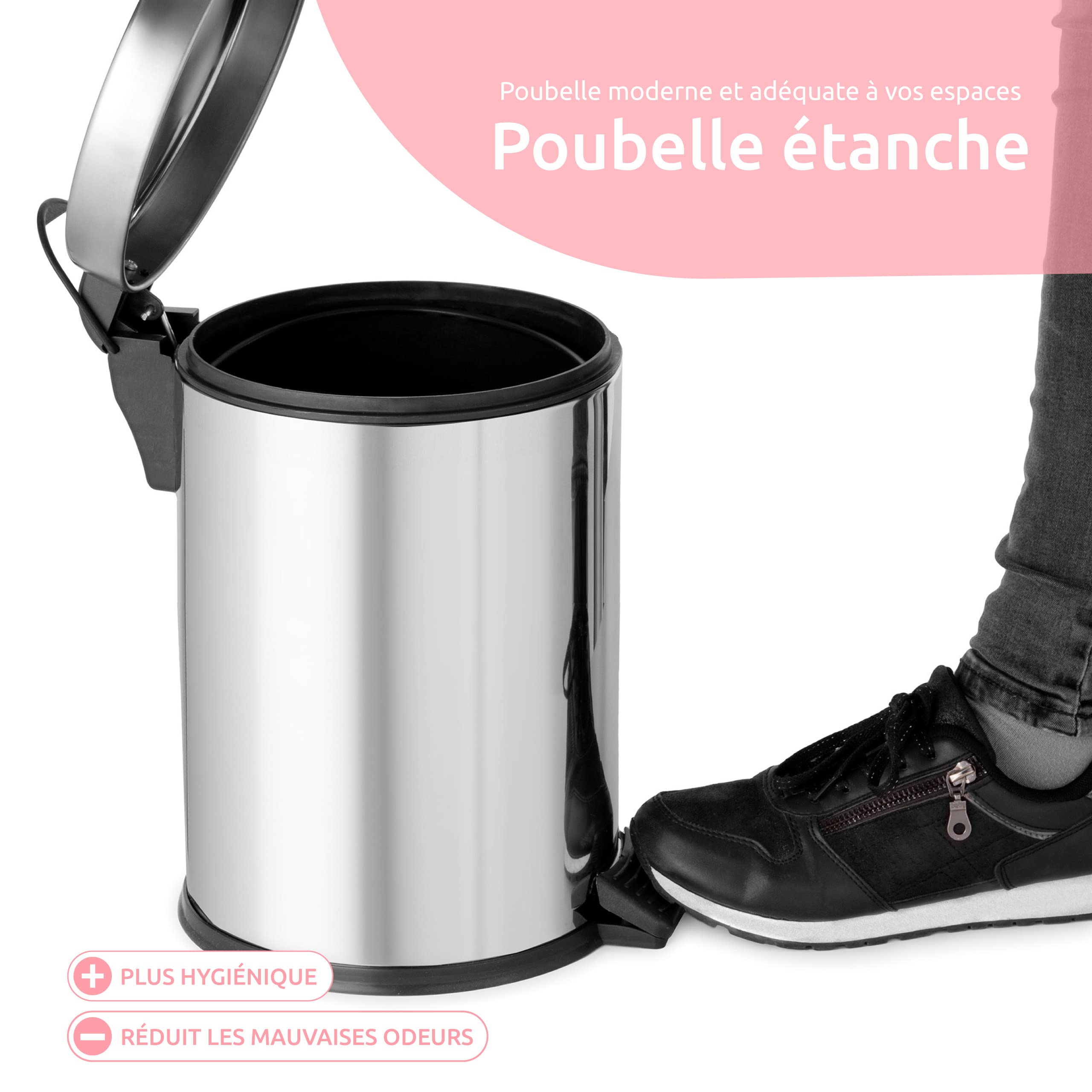 compactor-poubelle-p-dale-m-tal-20l-inox-chrome-31-x-36-cm image 3