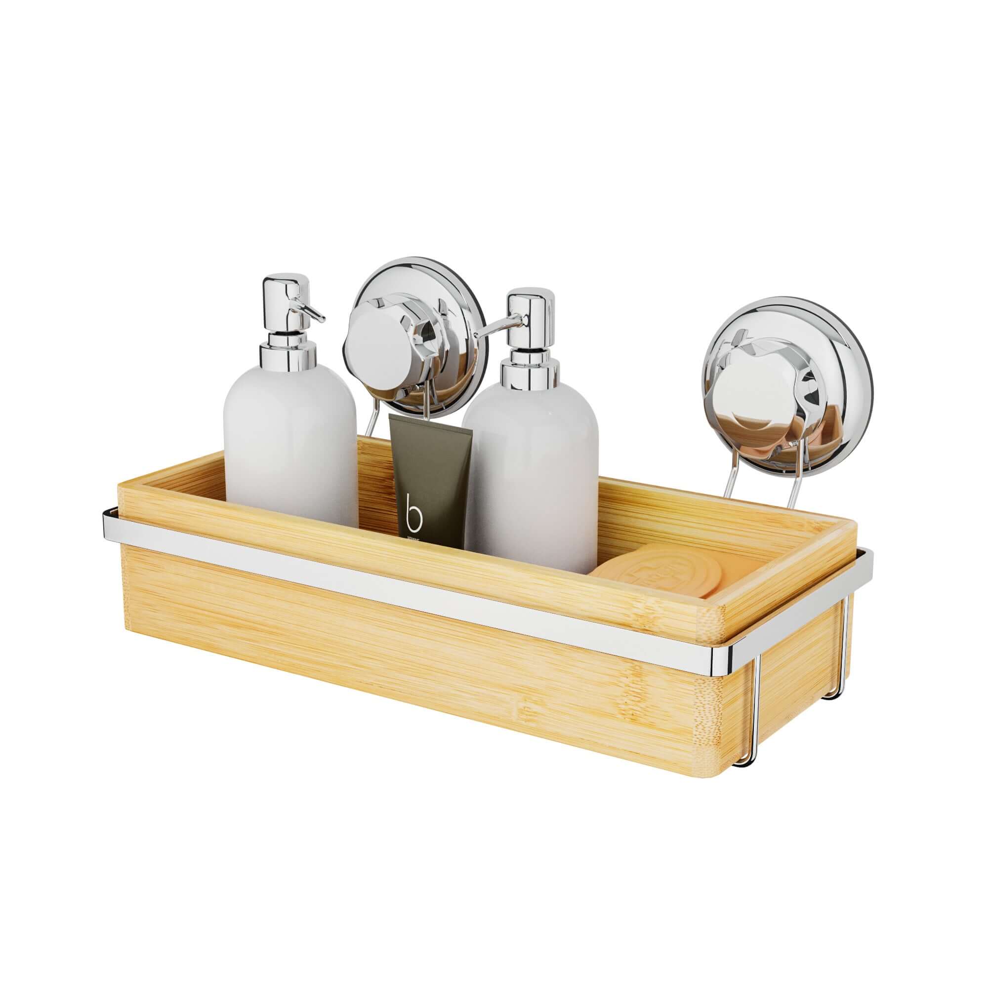 compactor-tag-re-de-douche-ventouses-bestlock-spa-bambou-chrom image 4