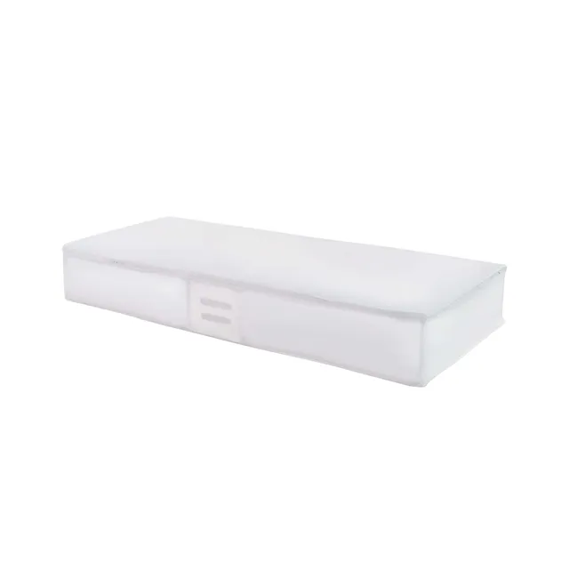 compactor-milky-housse-rangement-dessous-de-lit-100-x-48-x-15-cm-blanche-translu image 1