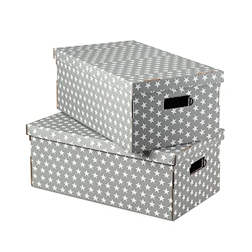 compactor-life-bo-tes-carton-stars-taille-l-52x29x20-cm-lot-de-2-grises image 8