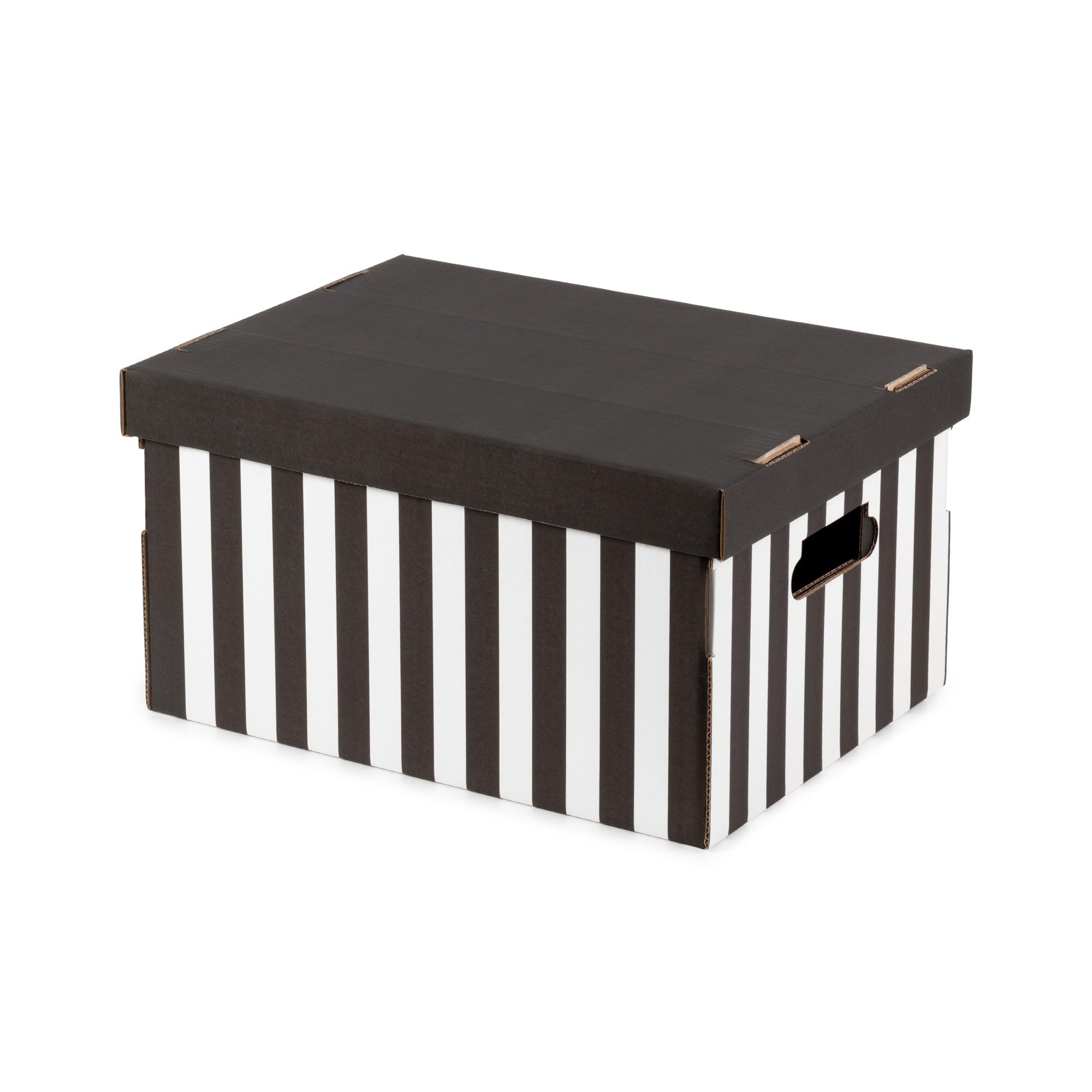 compactor-set-de-2-bo-tes-carton-cosmos-m-40x31x21-cm-noires-fibre-bambou-ran613 image 2