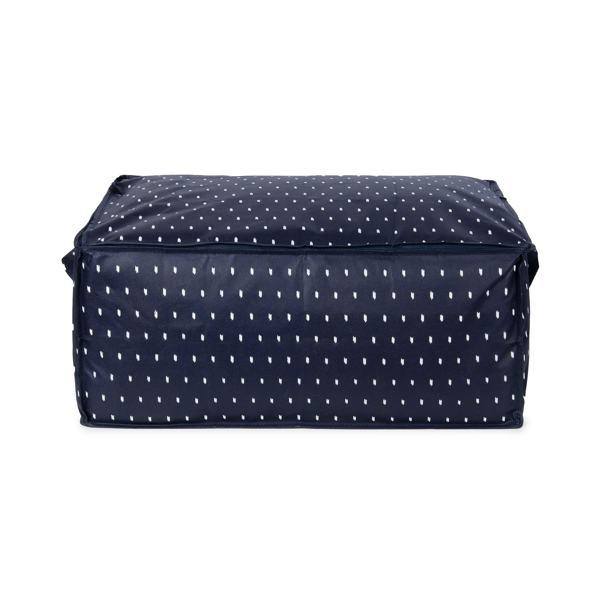 compactor-kasuri-lot-2-housses-couette-bleu-marine-70x50xh30-cm image 4