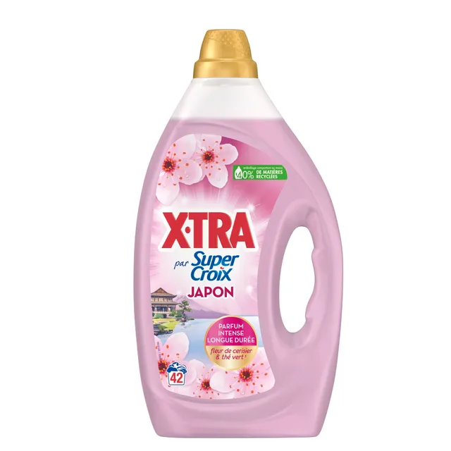 x-tra-par-super-croix-lessive-liquide-japon-cerisier-th-vert-42-lavages image 1