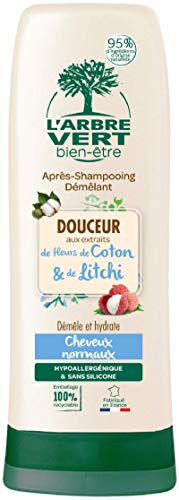 l-arbre-vert-bien-tre-apr-s-shampooing-douceur-fleurs-de-coton-et-litchi-250ml image 4
