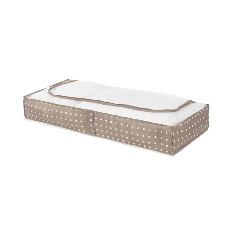 compactor-housse-de-rangement-sous-lit-marron-107x46x16-cm image 1