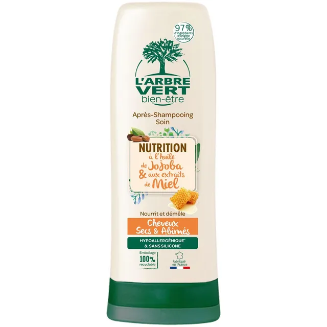 l-arbre-vert-apr-s-shampooing-nutrition-jojoba-miel-cheveux-secs-250ml image 1