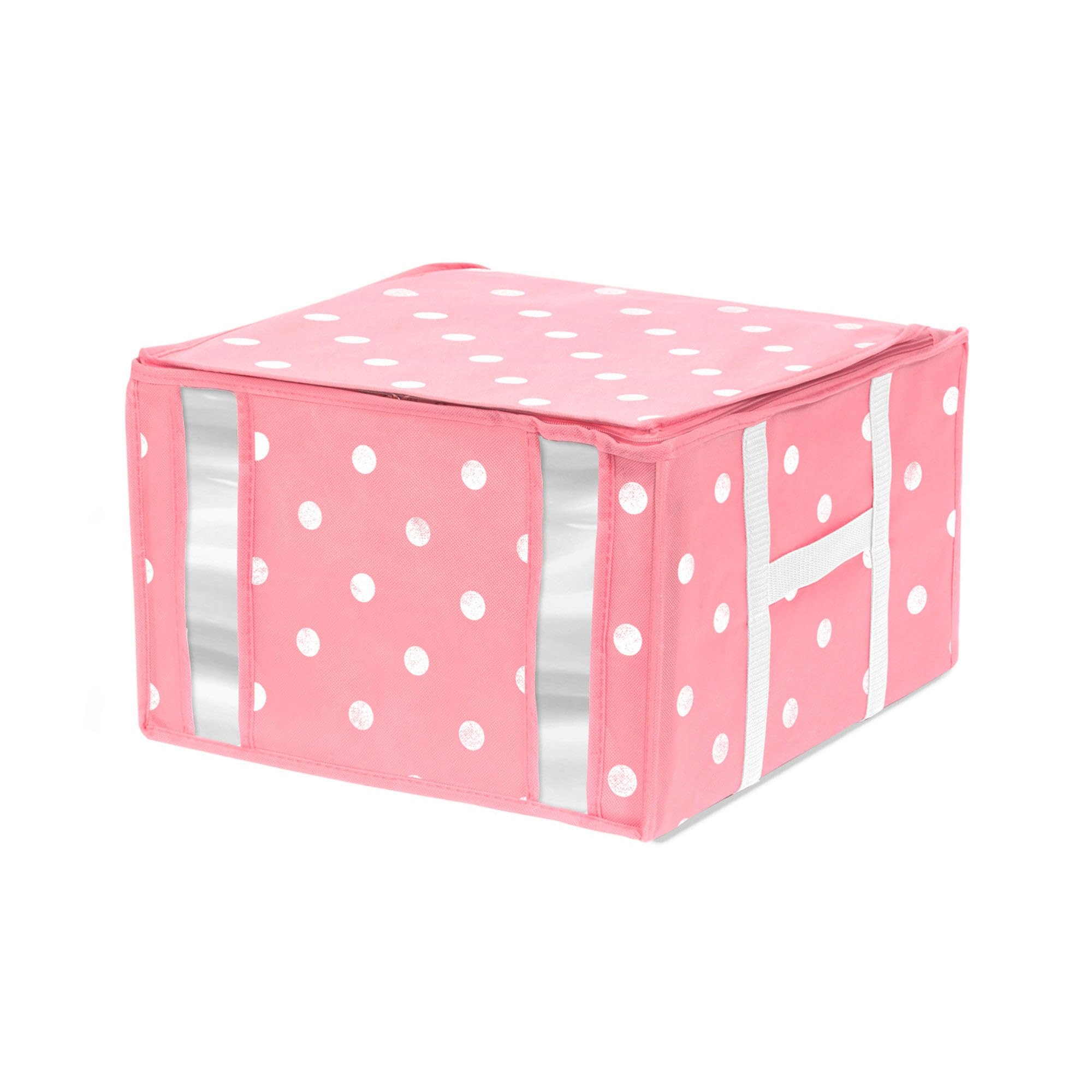compactor-girly-housse-de-rangement-sous-vide-rose-m-40-x-42-x-h-45-cm-ran4586 image 1