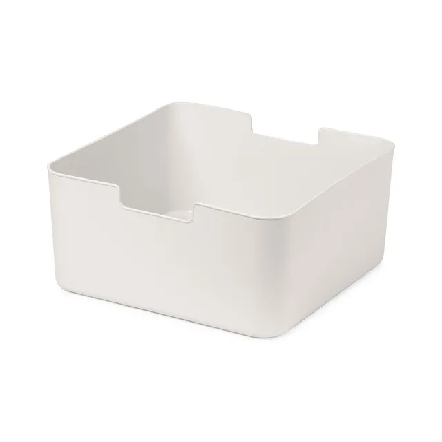 compactor-ecologik-caisse-de-rangement-fibre-de-bambou-blanche-32-2-x-31-6-x-h-1 image 1