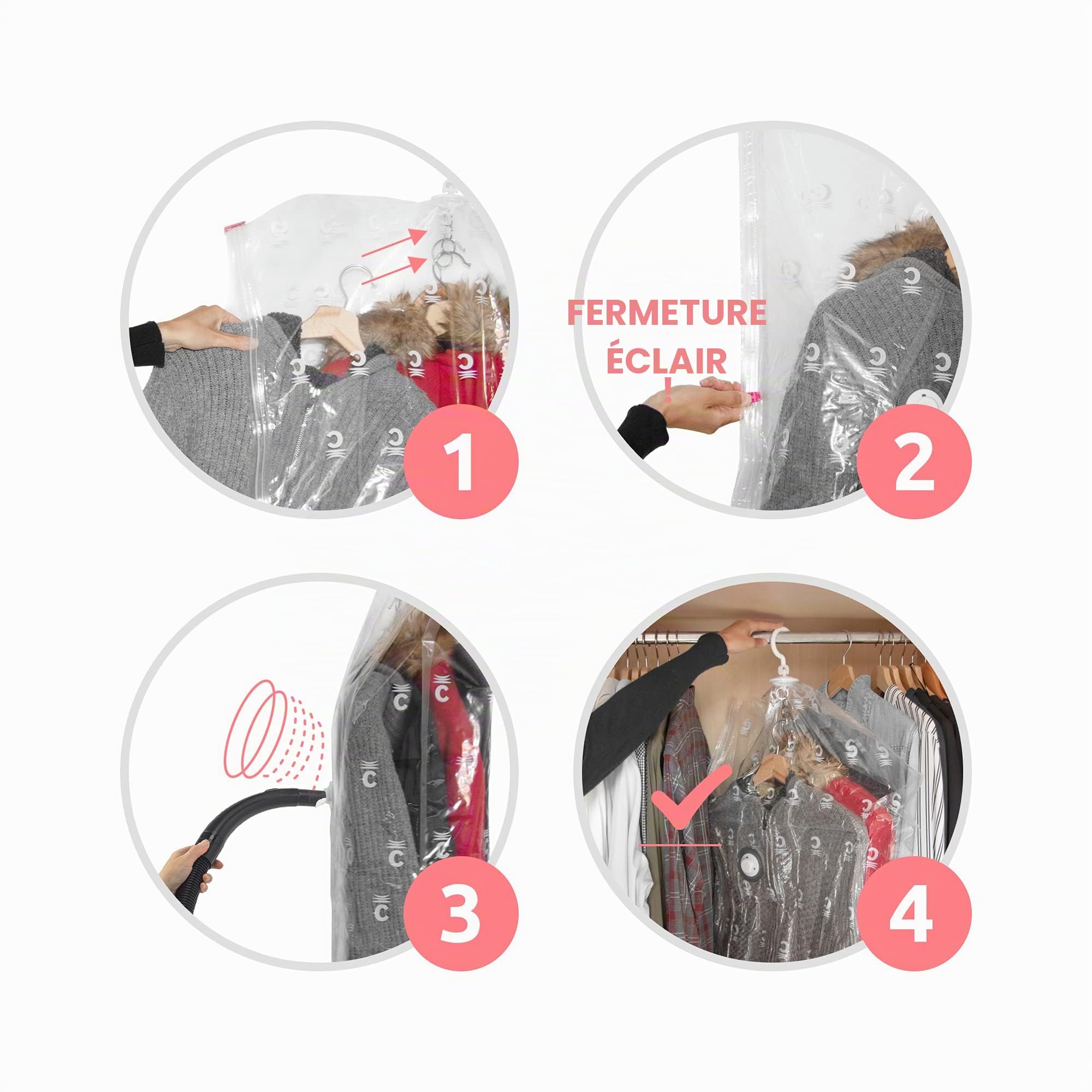 compactor-espace-lot-de-4-sacs-sous-vide-suspendre-m-l-v-tements image 4