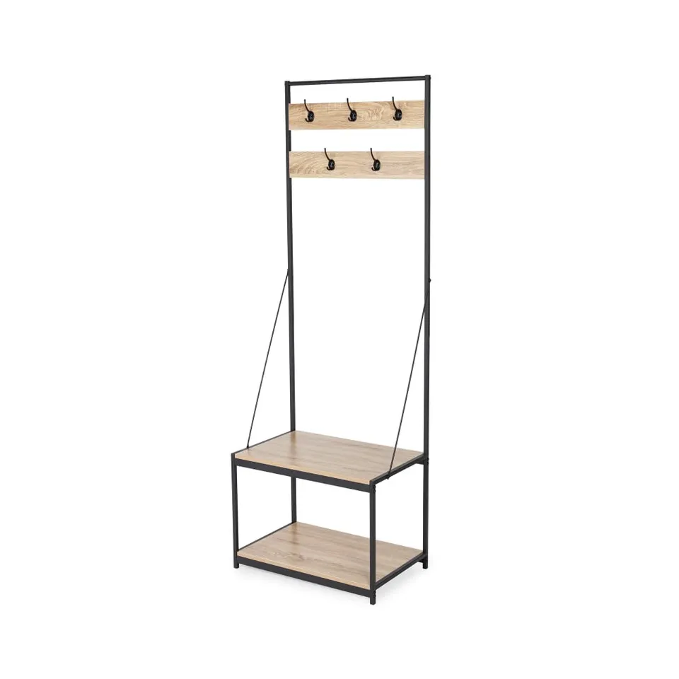 compactor-elliot-ran10823-porte-manteaux-vestiaire-entr-e-m-tal-et-bois-63x40x18 image 1