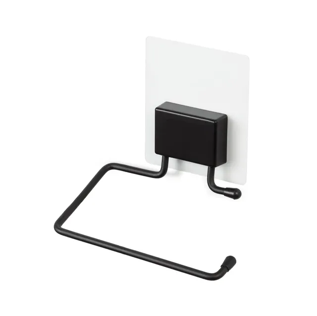 compactor-bestlock-magic-bath-black-porte-papier-toilette-adh-sif-13x6x14-cm image 1