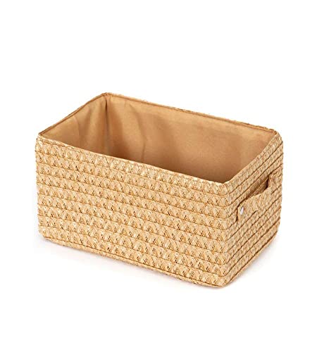compactor-panier-de-rangement-tiss-lilou-ran9692-beige-23x15x12-cm image 7