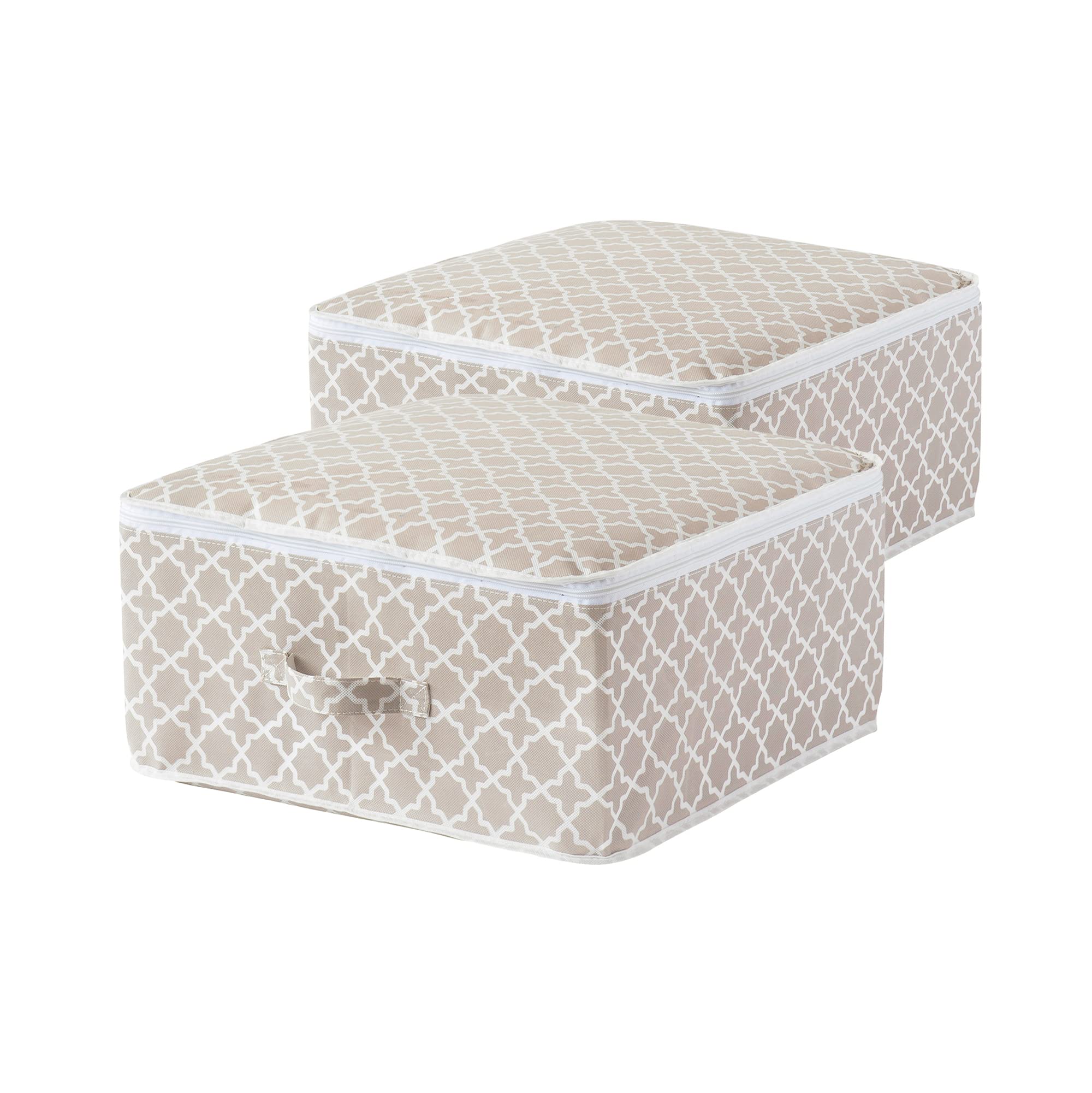 compactor-madison-sac-rangement-zipp-46-x-46-x-20-5-cm-blanc-ran8237 image 1