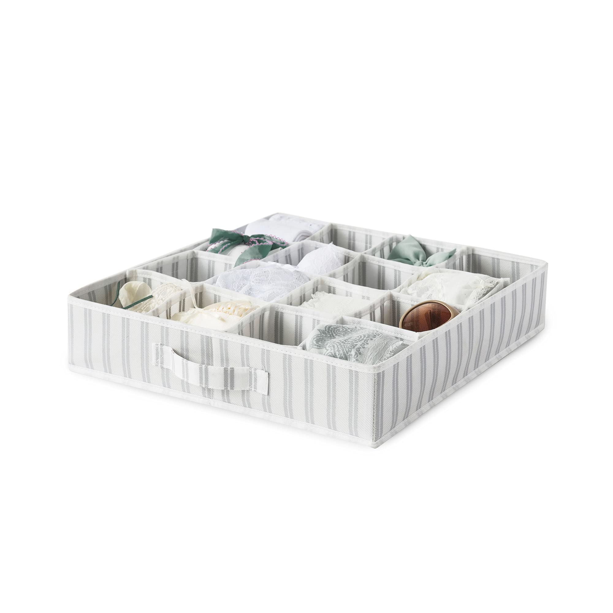 compactor-anton-organisateur-de-tiroir-16-compartiments-gris-40x40cm image 7