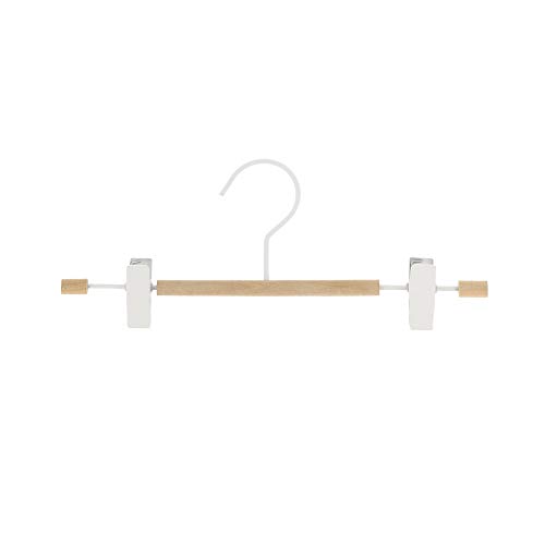 compactor-helsinki-cintre-pinces-m-tal-blanc-et-bois-31-cm-ran8871 image 6