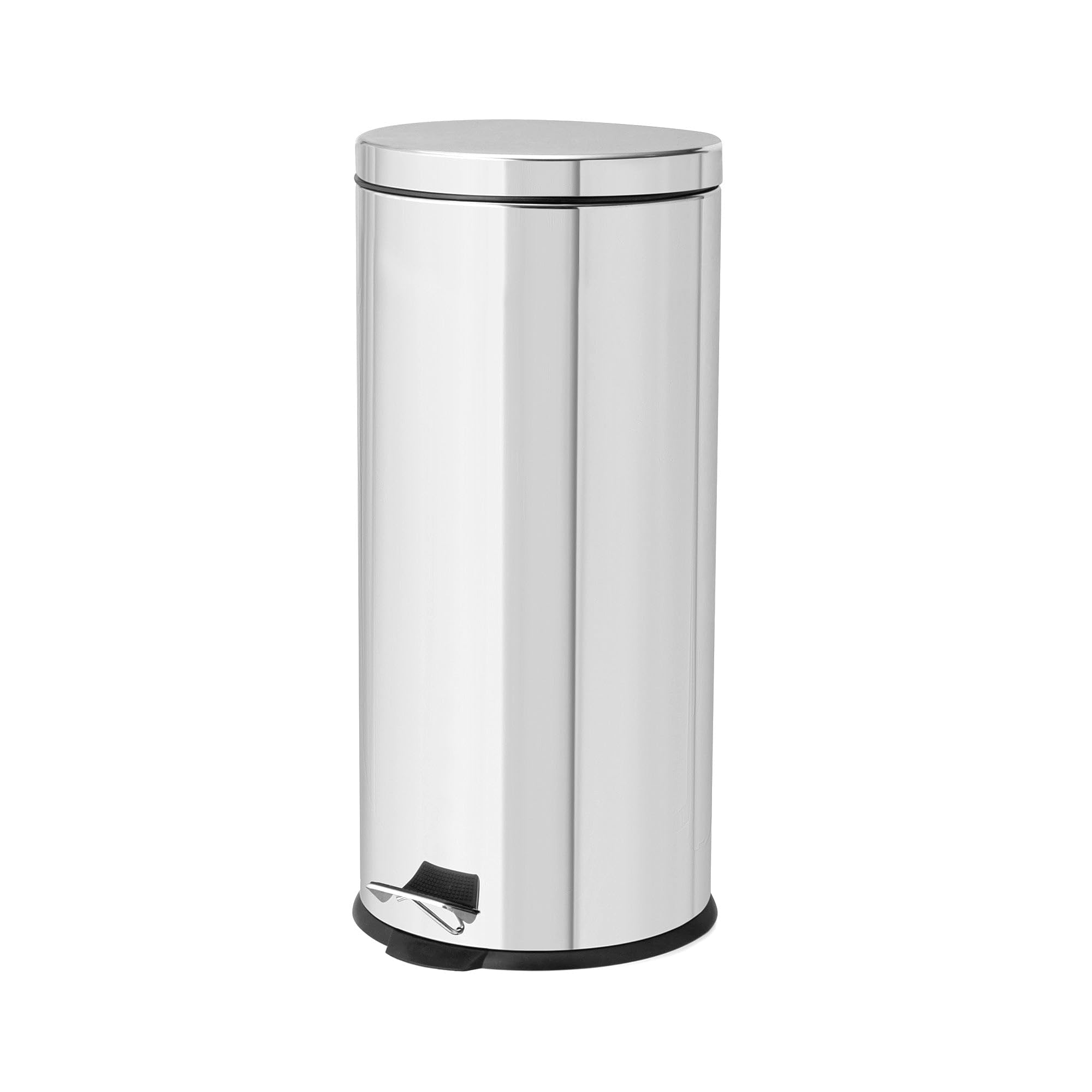 compactor-poubelle-p-dale-inox-30-litres-29-x-h-65-5-cm-argent image 1
