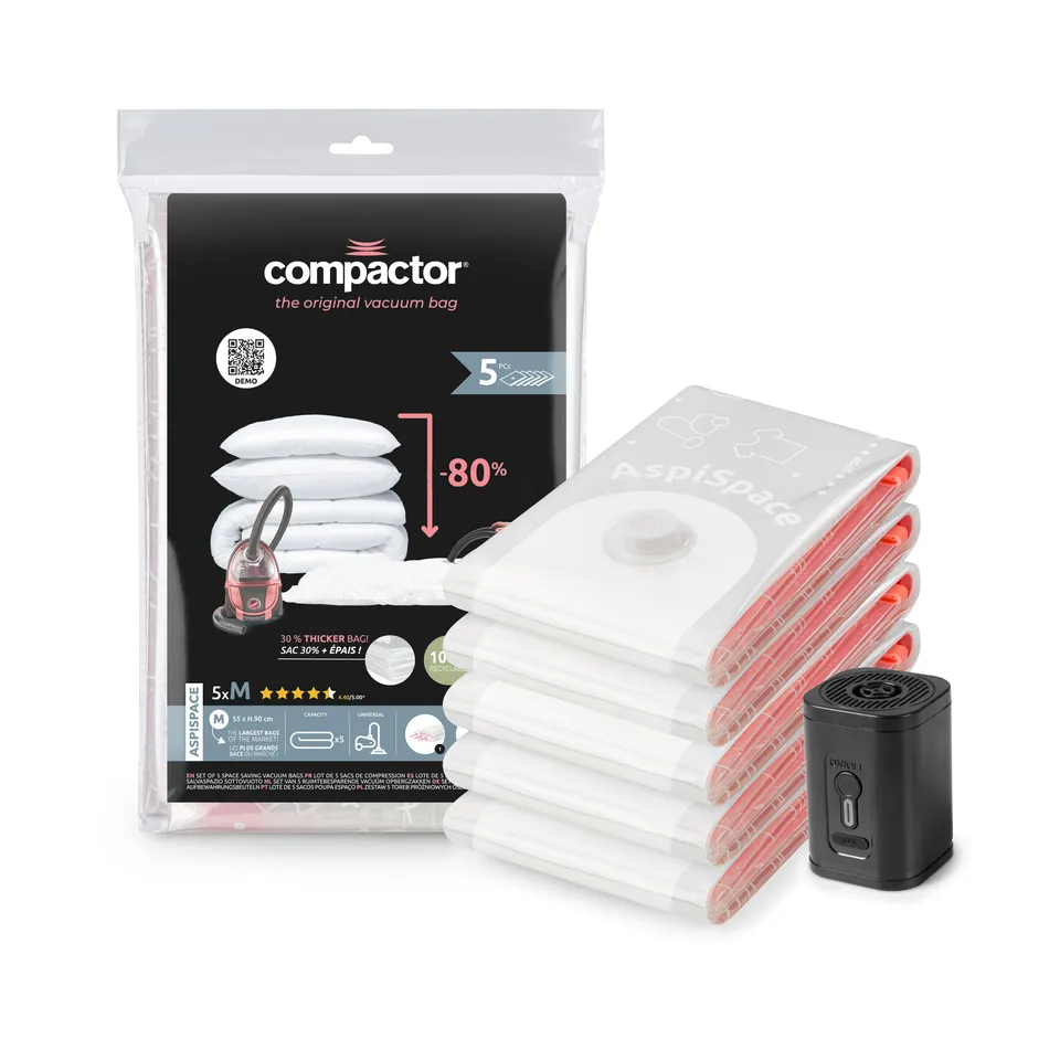 compactor-lot-5-sacs-sous-vide-m-pompe-lectrique image 1