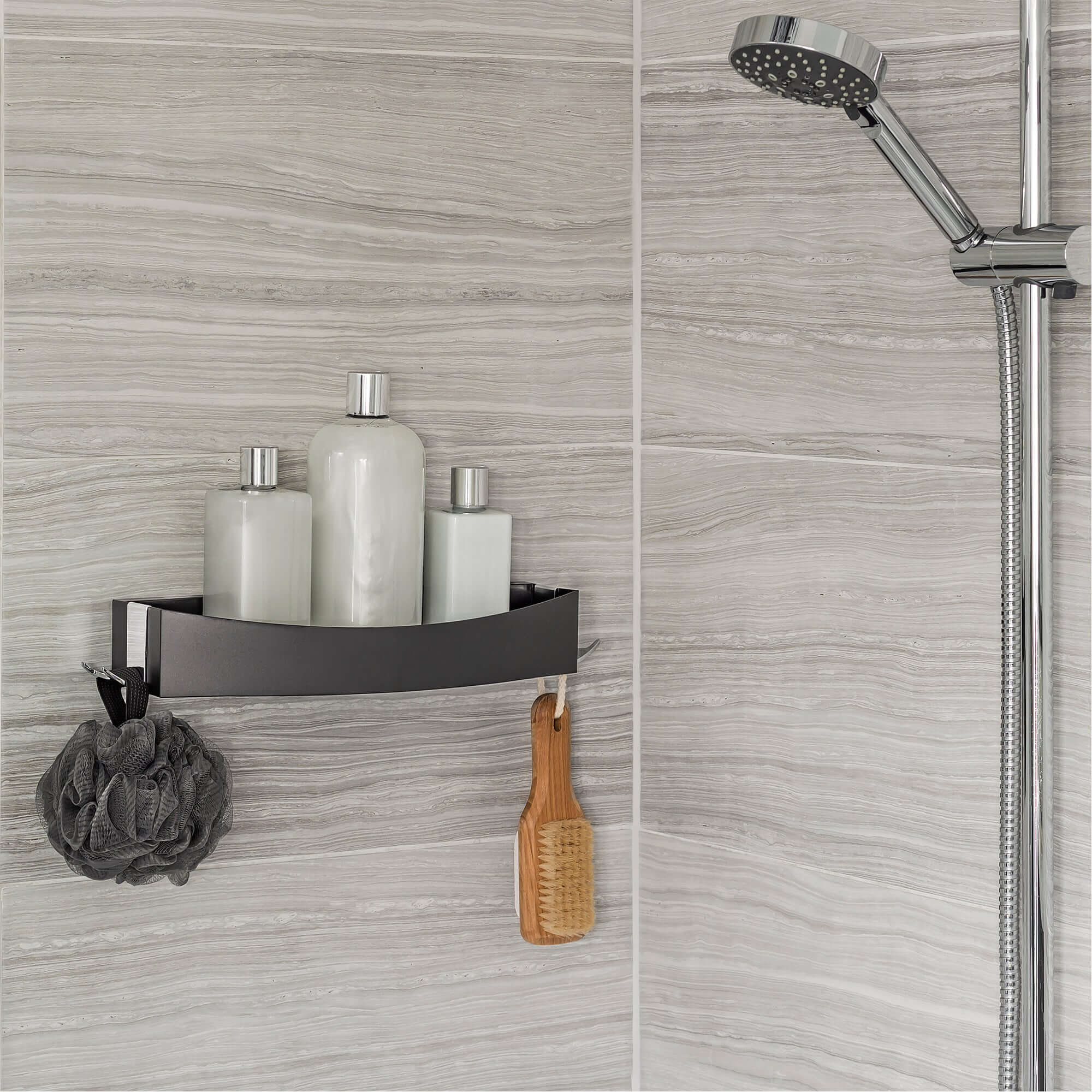 compactor-clever-noire-tag-re-de-douche-sans-per-age-plastique image 7