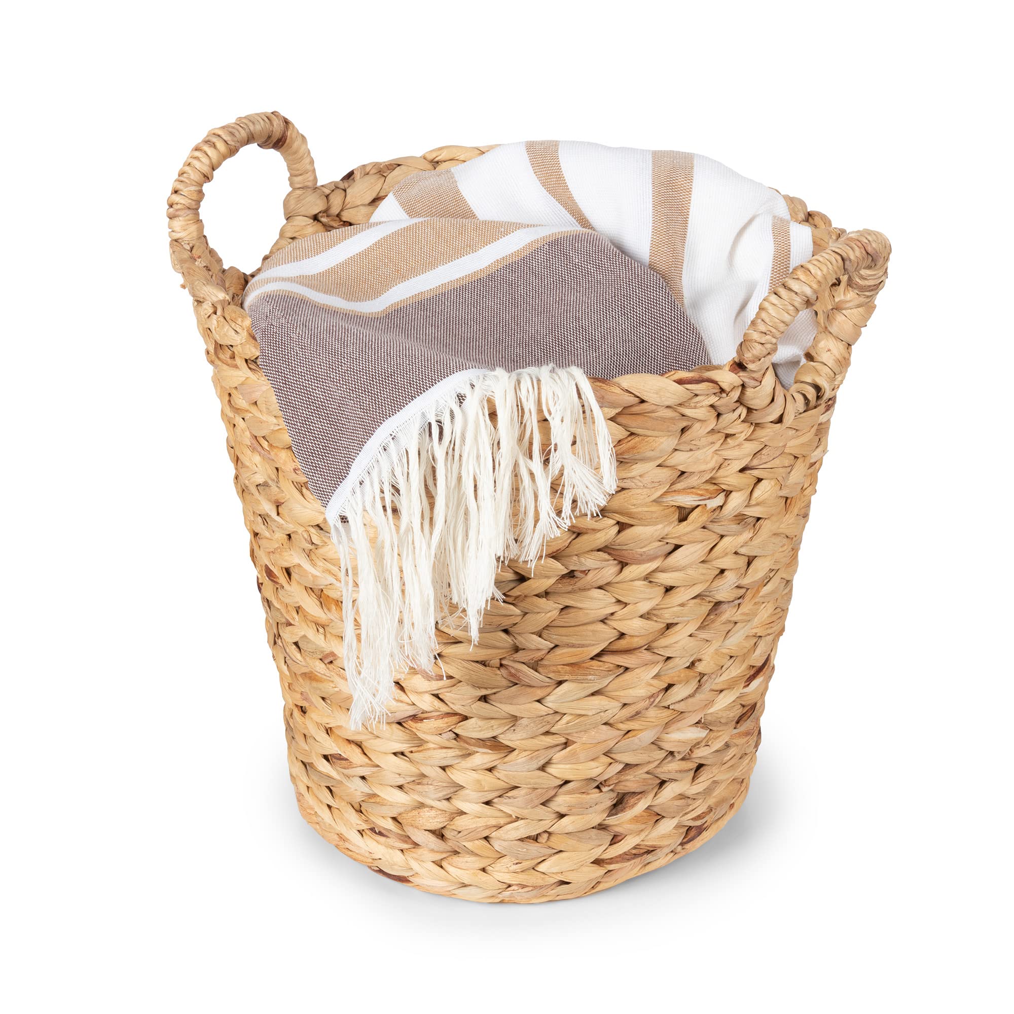 compactor-panier-rangement-caracas-rond-jacinthe-d-eau-brun-ran10872-dia-34-x-29 image 4
