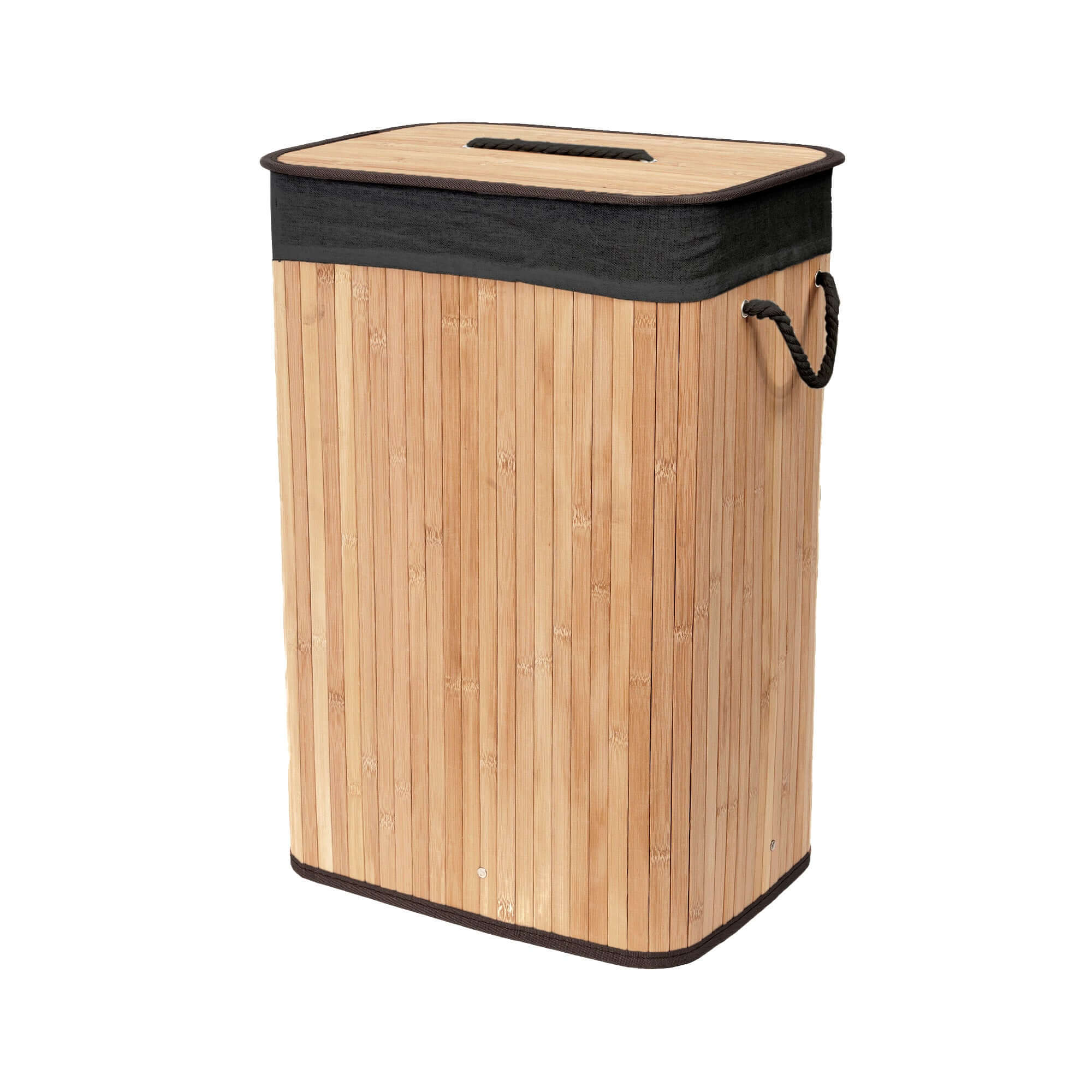 compactor-bambou-panier-linge-rectangulaire-40x30x60-cm image 3
