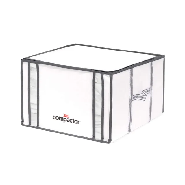 compactor-housse-de-rangement-sous-vide-taille-m-42-x-40-x-h-25-cm-blanche image 1