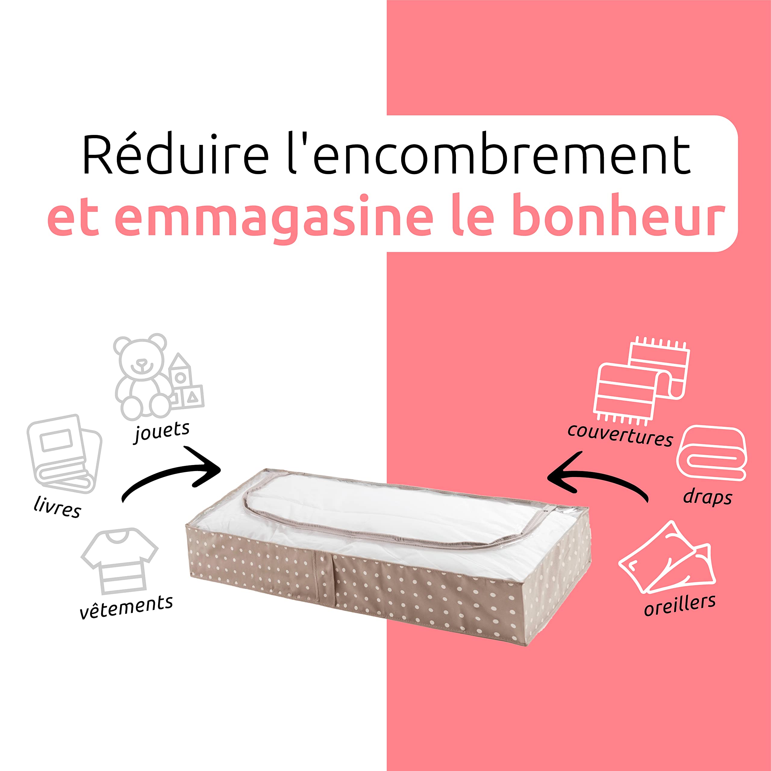 compactor-housse-de-rangement-sous-lit-marron-107x46x16-cm image 5