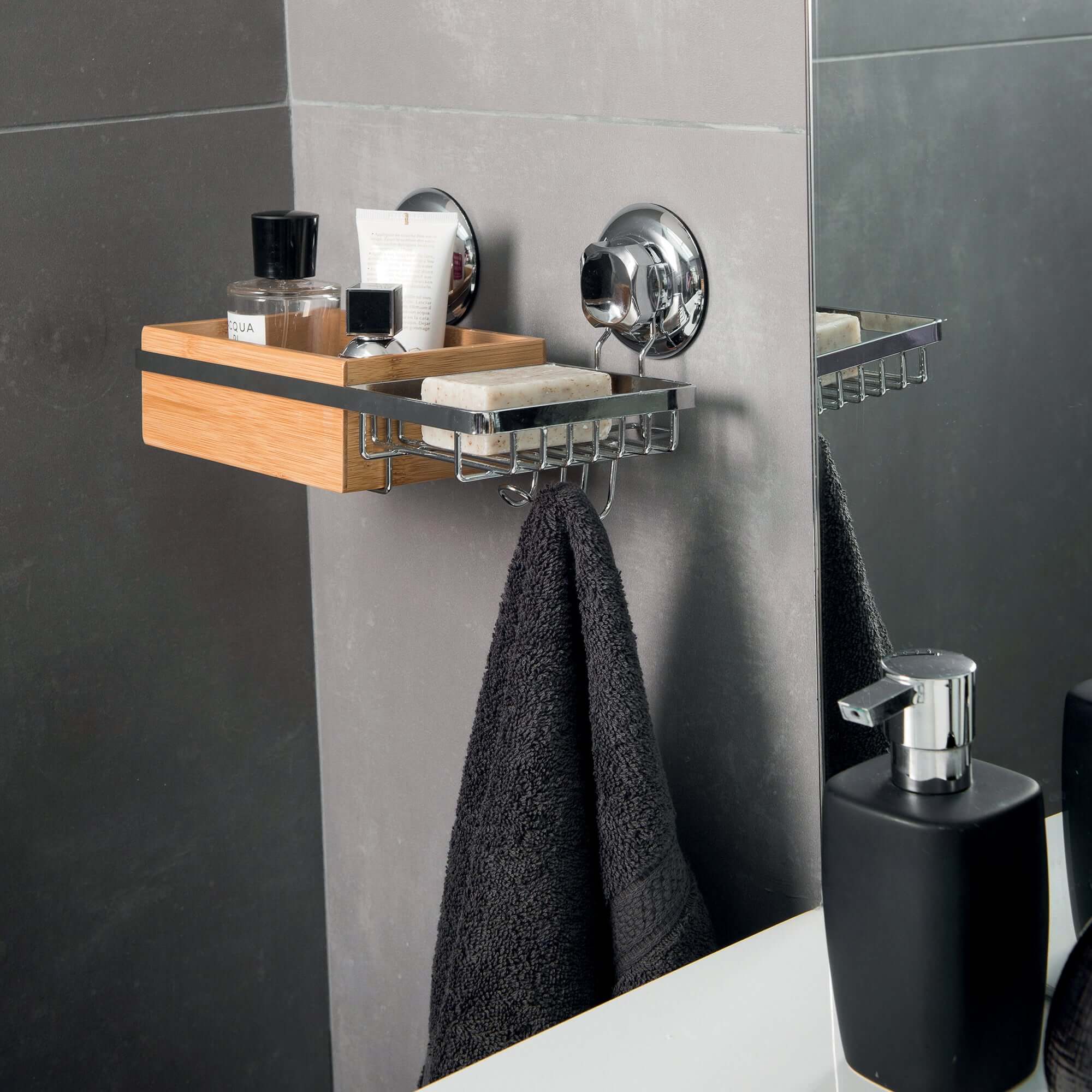compactor-bestlock-spa-tag-re-porte-savon-ventouses-bambou-chrome image 7