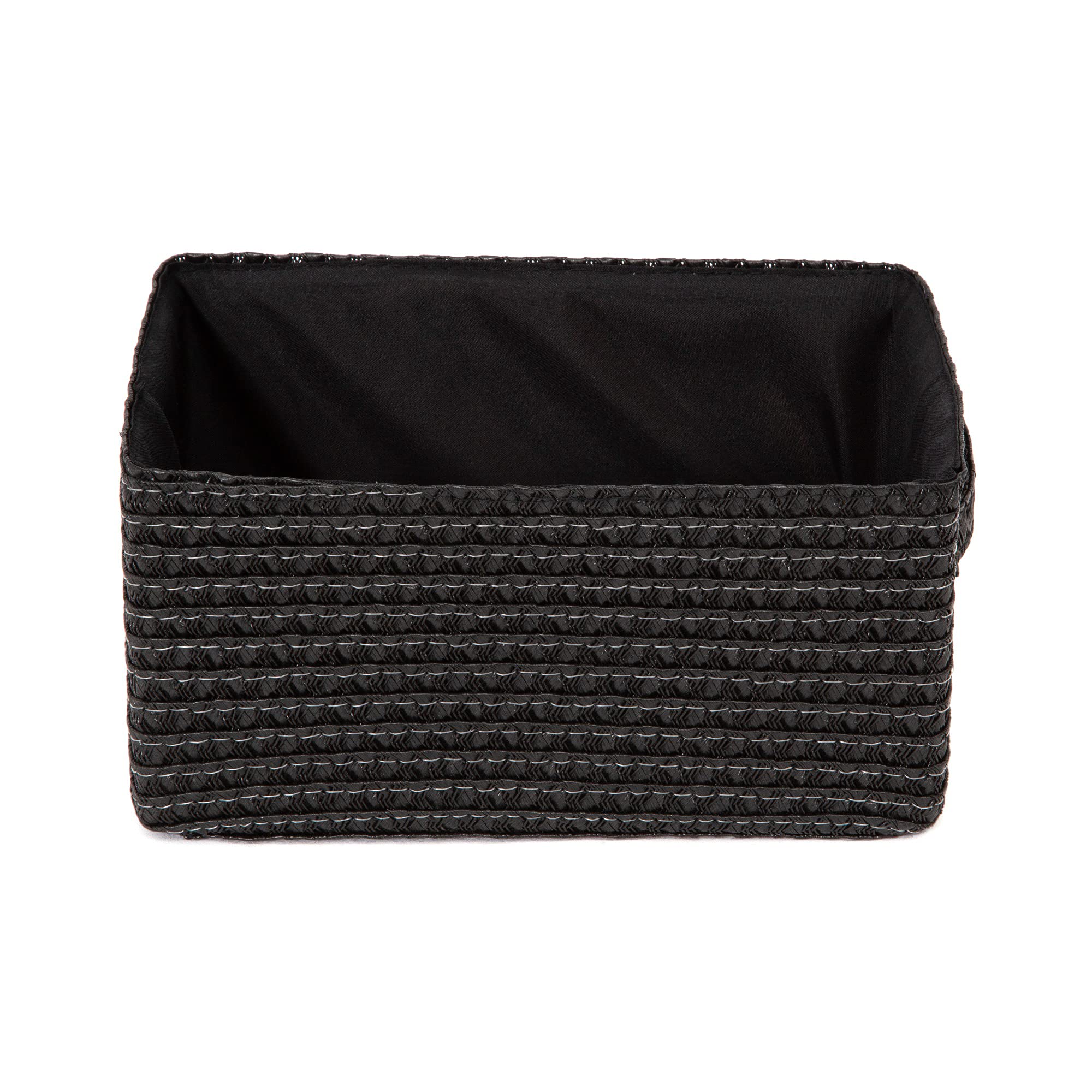 compactor-lilou-ran9695-panier-de-rangement-noir-23-x-15-x-12-cm image 3