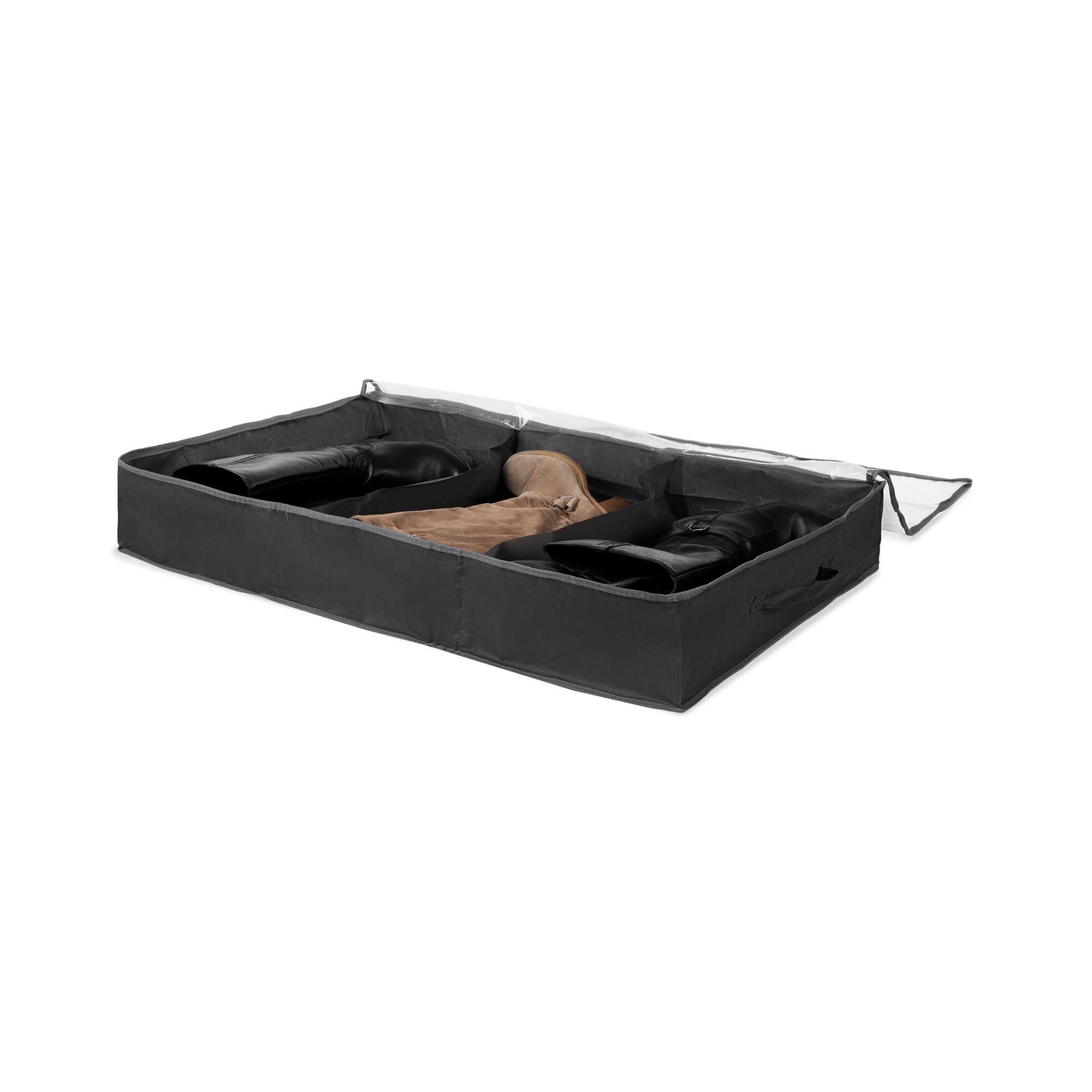 compactor-housse-de-rangement-pour-3-paires-de-bottes-90-x-60-x-h-15-cm-noir-gri image 4