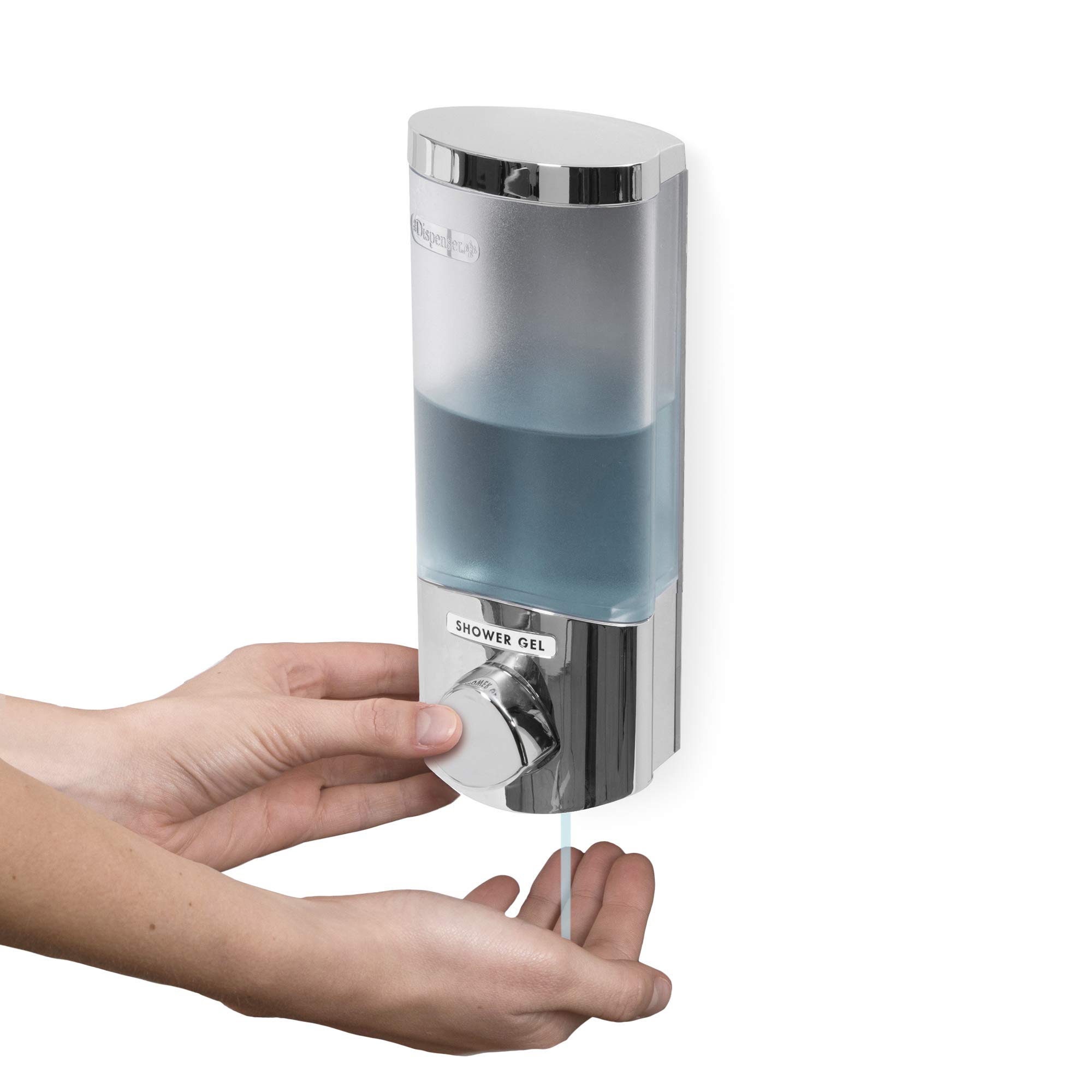 compactor-uno-distributeur-de-savon-mural-chrom-360-ml-ran6014 image 6