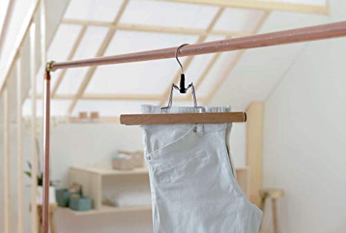 compactor-wooden-cintre-pince-pantalon-en-bois-naturel-25-cm image 3